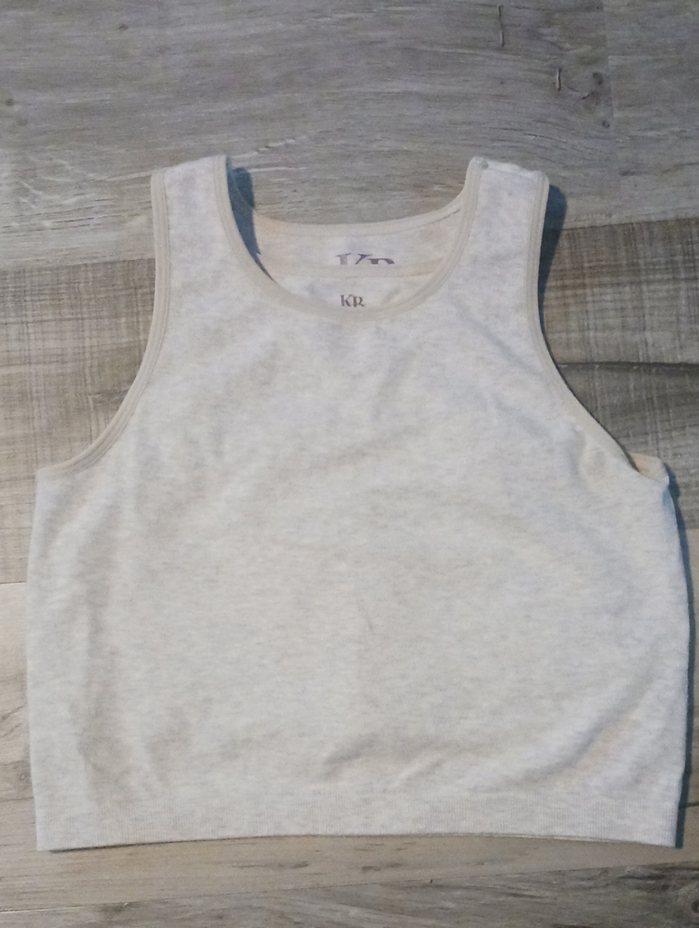 Kindred Bravely Bamboo Nursing & Pumping Crop Tank in Light Heather